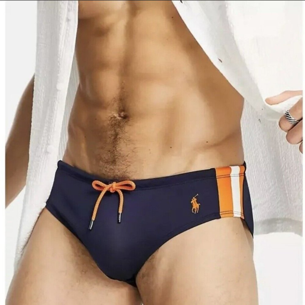 Polo Ralph Lauren Classic Sporty Speedo Style Swimsuit